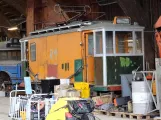 Skjoldenæsholm track cleaning tram R4 inside Remise 1 (2017)