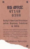 Special ticket for Københavns Sporveje (KS) (1947)