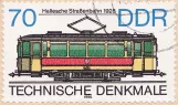 Stamp: Halle (Saale) railcar 401 (1986)