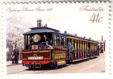Stamp: Sydney steam powered railcar 35 (1989)