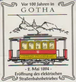 Sticker: Gotha railcar 6 (1994)
