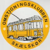 Sticker: Skælskør railcar 598  (2007)