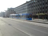 Stockholm tram line 7S Spårväg City with low-floor articulated tram 6 at T-Centralen (2019)