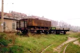 Strausberg freight car at the depot Walkmühlenstraße (1991)