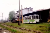Strausberg sidecar 001 at the depot Walkmühlenstraße (1991)