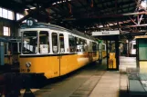 Stuttgart articulated tram 642 on Straßenbahnmuseum Zuffenhausen (2007)