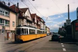 Stuttgart tram line 15 with articulated tram 426 at Salzwiesenstr. (2007)