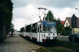 Szczecin tram line 8 with railcar 759 at Kwiatowa (2004)