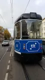 Tallinn tourist line Konstantin with articulated tram 136 at Tallinna Ülikool (2017)