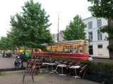 The Hague articulated tram 3036 on Zieken. The rear end (2022)