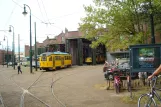 The Hague railcar P1 in front of Haags Openbaar Vervoer Museum (2014)