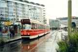 The Hague tram line 1 with articulated tram 3098 at Kurhaus (2002)