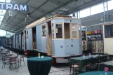 Thuin railcar A.9963 during restoration Tramway Historique Lobbes-Thuin (2014)