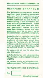 Ticket coupon for Stuttgarter Straßenbahnen (SSB), the back (1970)