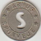 Token for Århus Sporveje (ÅS) S (1968)