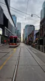 Toronto low-floor articulated tram 4582 on King St West at Bay St West Side (2024)