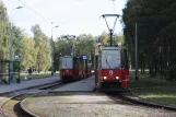 Toruń extra line 4 with railcar 248 at Olimpijska (2009)