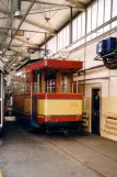 Toruń museum tram 100 inside the depot (2004)