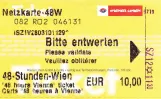 Tourist card for Wiener Linien (2010)