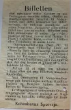 Transfer ticket for Københavns Sporveje (KS), the back (1944)