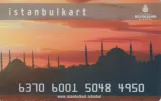 Travel card for Metro Istanbul, the front (2017)