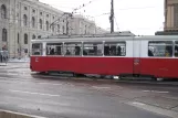 Vienna articulated tram 4094 close by Ring, Volkstheater U (2013)