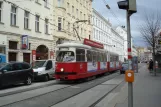 Vienna extra line 33 with articulated tram 4744 at Laudongasse (2014)