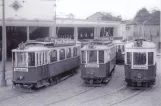 Vienna railcar 2101 in front of Rudolfsheim (1957)