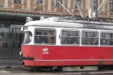 Vienna tram line 2 with articulated tram 4839 at Ring, Volkstheater U (2013)