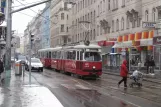 Vienna tram line 43 with articulated tram 4849 at Skodagasse (2013)