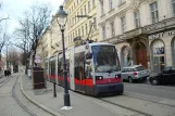 Vienna tram line 62 with low-floor articulated tram 5 at Oper  (Kärntner Ring) (2010)