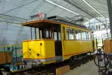 Wismar railcar 31 on Technikschau, Technisches Landesmuseum Mecklenburg-Vorpommern, seen from the side (2011)