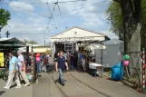 Woltersdorf in front of Woltersdorfer Straßenbahn (2013)