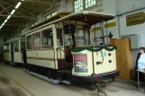 Woltersdorf museum tram 24 inside the depot Woltersdorfer Straßenbahn (2013)