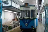 Woltersdorf railcar 29 inside Woltersdorfer Straßenbahn (2013)