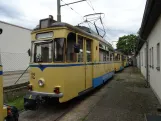 Woltersdorf railcar 32 outside Woltersdorfer Straßenbahn (2024)