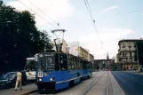 Wrocław tram line 17 with railcar 2276 on Świętego Wincentego (2004)