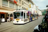 Würzburg extra line 2 with low-floor articulated tram 264 on Kaiserstraße (1998)
