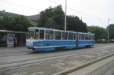 Zagreb extra line 3 with articulated tram 320 at Studentski centar (2008)