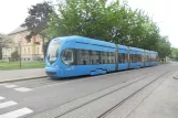 Zagreb low-floor articulated tram 2247 on Ribnjak uljanik (2013)