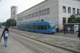 Zagreb tram line 12 with low-floor articulated tram 2208 on Savska cesta (2008)