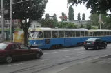 Zagreb tram line 4 with railcar 402 on Maksimirska cesta (2008)