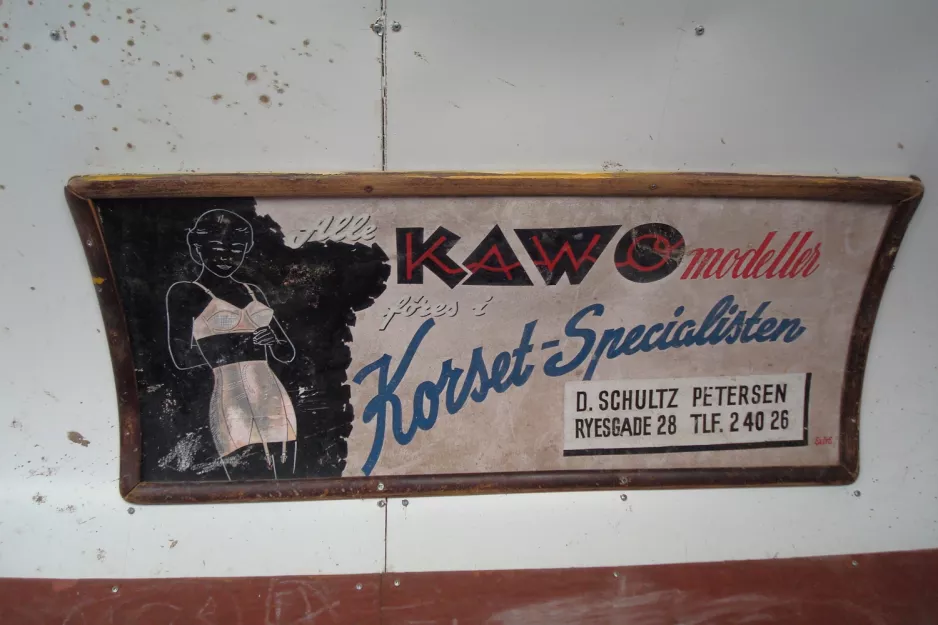 Aarhus railcar 9 - advertising for KAWO-modeller (2011)