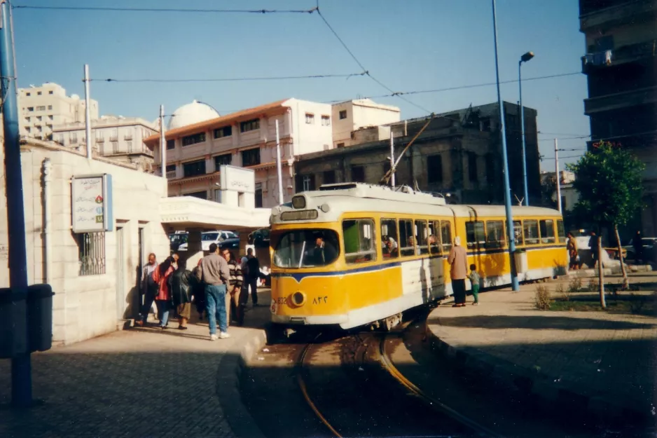 Alexandria articulated tram 832 at Sankt Katreen (2002)