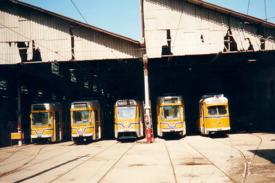 Alexandria railcar 1204 inside the depot Moharrem Bay (2002)