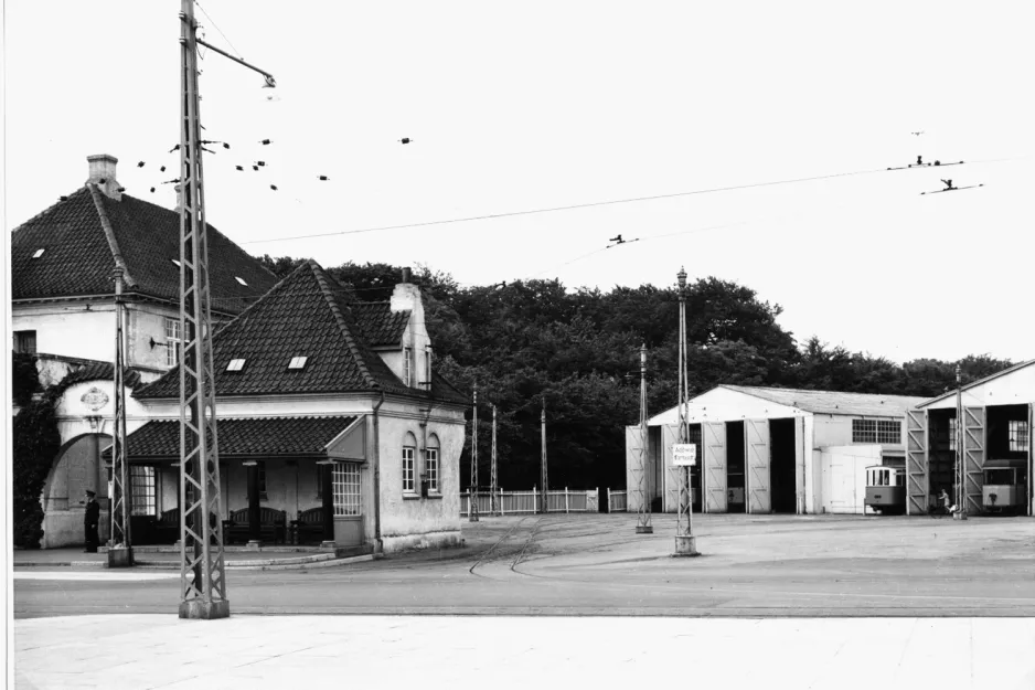 Archive photo: Aarhus the depot Dalgas Avenue (1954)
