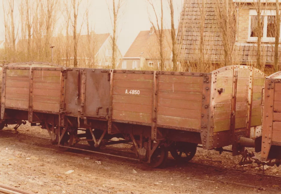 Archive photo: Brussels freight car A.4850 at Knokke (1978)