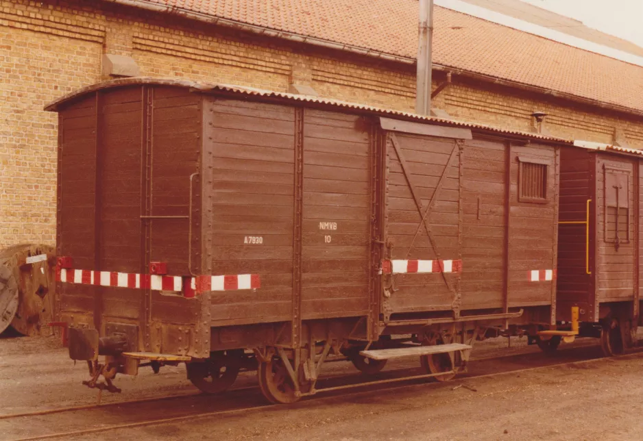 Archive photo: Brussels freight car A7930 at Knokke (1978)