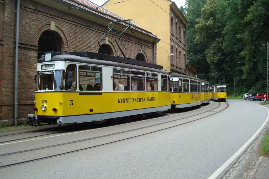 Bad Schandau Kirnitzschtal 241 with railcar 3 by Depot Kirnitzschtalbahn (2011)