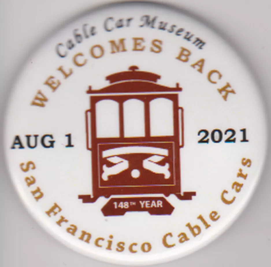 Badge: San Francisco in Cable Car Museum (2021)
